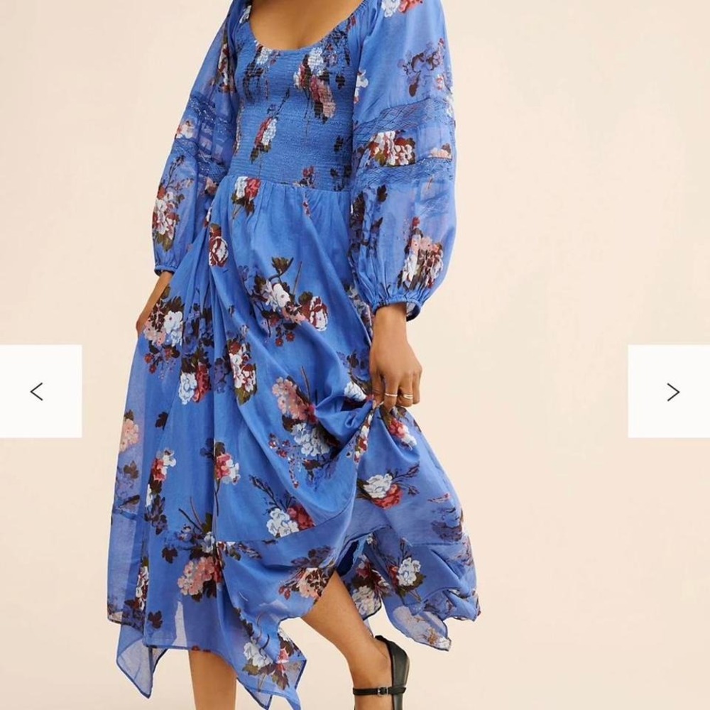 free people morning glory dress floral boho romantic cottagecore flowy fairycore
